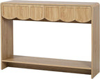 ORRD Console Table with Drawers, Mid-Century 43 Inches Narrow Entryway Table - Image 9
