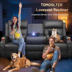 3-Seater Loveseat Recliner Sofa - Image 4