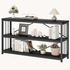 LVB Black Console Table, Modern Entryway Table - Image 10