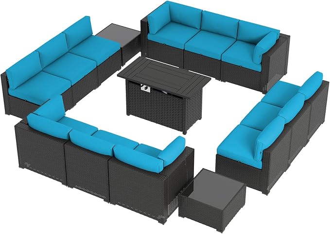 Aoxun 15 Piece Patio Furniture Set - Image 4