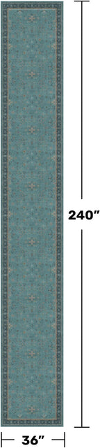 Boho 3x20 Extra Long Hallway Runner Rug - Image 2