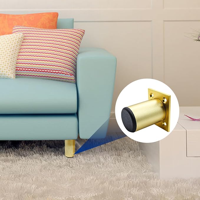 Set of 4 Aluminum Alloy Furniture Legs 2.36 Inch Height, 1.5 Inch Diameter - Image 6
