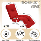 Kigley Outdoor Chaise Lounge Cushions - Image 2