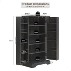ACCOHOHO 47" Kitchen Pantry, Farmhouse Storage Cabinet - Image 2