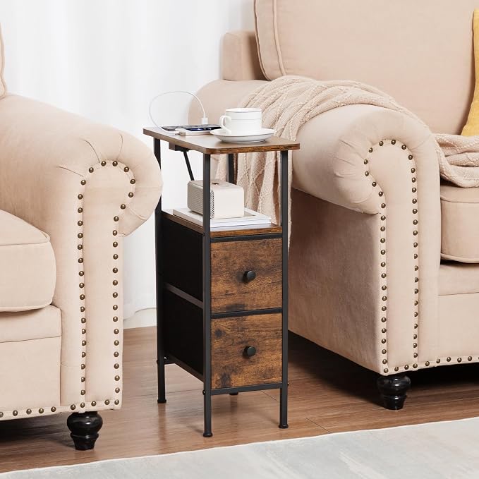 LOAKEKEL Narrow End Table Living Room - Image 2
