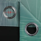 Black and Green Ombre Blackout Curtains 90 Inches Long | Gradient Curtains - Image 7
