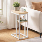 HOOBRO Foldable End Table, C Shaped Side Table - Image 6