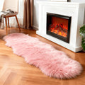 linmopm Faux Fur Sheepskin Rug, 2x6 ft Runner | Shag Fluffy Fuzzy, High-Density by Limopmfauxfurproducts