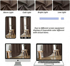 Simplebrand Ava Chocolate Short 36 Inches Blackout Curtain 2 Panels Set - Image 8
