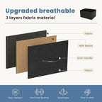 DUMOS Dresser for Bedroom, 10 Storage Drawers, Wide Fabric Closet Chests - Image 5
