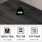 TUTOTAK End Table with Charging Station, Small Side Table with Outlets - Image 7