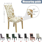 BIETYONE Stretch Dining Chair Covers Set of 6, Soft Removable Washable Kitchen - Image 5
