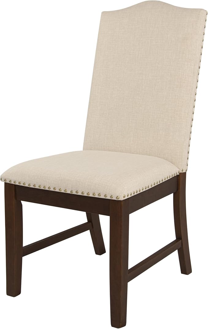HomePop Scalloped Back Dining Chair - Image 11