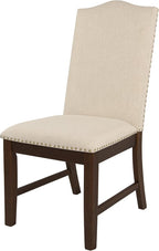 HomePop Scalloped Back Dining Chair - Image 11