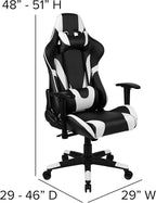 Flash Furniture X20 Fully Reclining LeatherSoft Racing Style Gaming Chair - Image 3