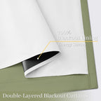 Yakamok Sage Blackout Curtains 63 Inches Long - Image 4