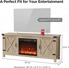 YESHOMY Fireplace TV Stand - Image 9