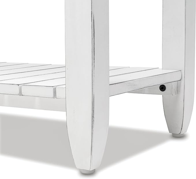 Sea Wind Florida Picket Fence Wood Console Table - Image 10