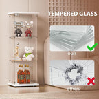 FANYUSHOW 3-Shelf Glass Display Cabinet - Image 6