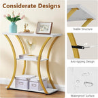 Hoctieon 3 Tier Console Table - Image 8