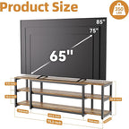 Aquzee 85 inch TV Stand, Entertainment Center - Image 3