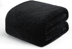 Exclusivo Mezcla Soft Waffle Fleece Bed Blanket King Size, Cozy Flannel by ExclusivoMezcla