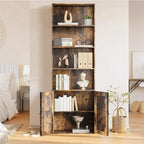 Bookshelf, 6-Tier Floor Bookcase - Image 4