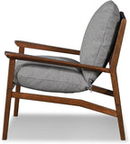 Grain Wood Furniture Solid Wood Mid Century Lounge Chair - Image 7