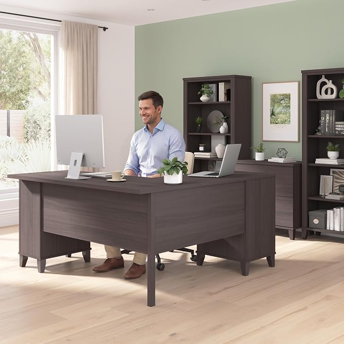 Bush Furniture 60-inch L Shaped Desk - Image 4