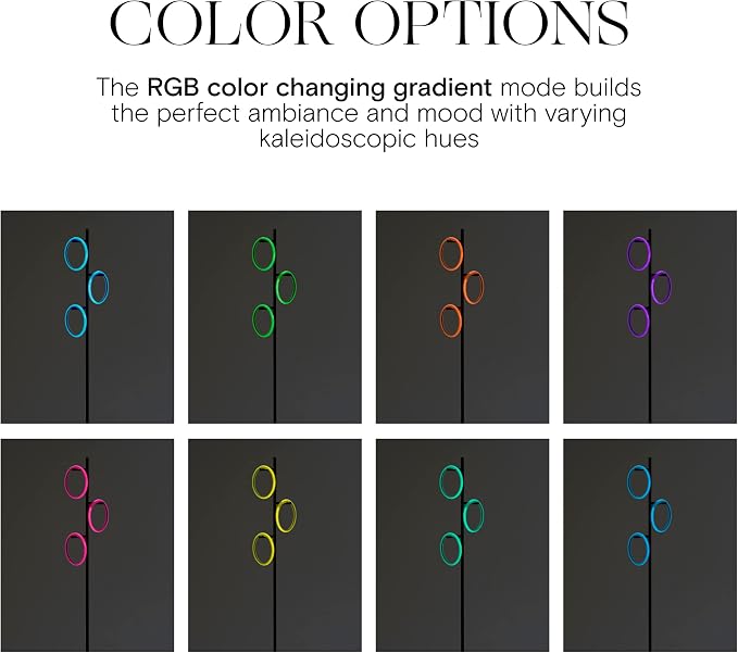 Brightech Saturn Modern Color Changing Floor Lamp - Image 4