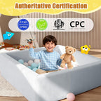 Tangram Puzzles modular kids play couch building fort, Children explorer sofa - Image 6