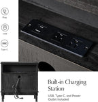 HULALA HOME Solid Wood End Table - Image 4