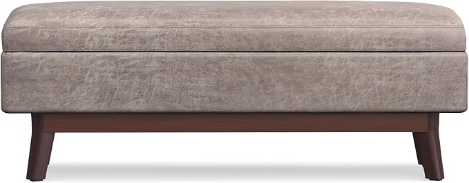 SIMPLIHOME Owen Rectangular Storage Ottoman - Image 6