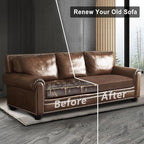 ANARACHON Leather Look Couch Cushion Covers Sofa Seat Slipcovers Sets Couches - Image 7