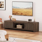 FATORRI TV Stand for 75/65/55 Inch TVs, Mid Century Modern Entertainment Center - Image 2