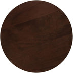 Kate and Laurel Gierson Modern Wooden Round Side Table; 12 x 12 x 22; Dark - Image 7