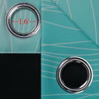Navy Blue and Teal Gradient Blackout Curtains - Image 7