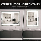 48" L x 36" W LED Bathroom Mirror - Image 6