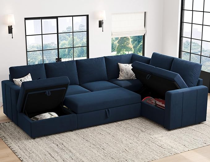 Belffin Modular Sectional Sleeper Sofa - Image 3