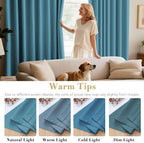 H.VERSAILTEX Window Treatment Blackout Thermal Insulated Room Darkening Solid - Image 5