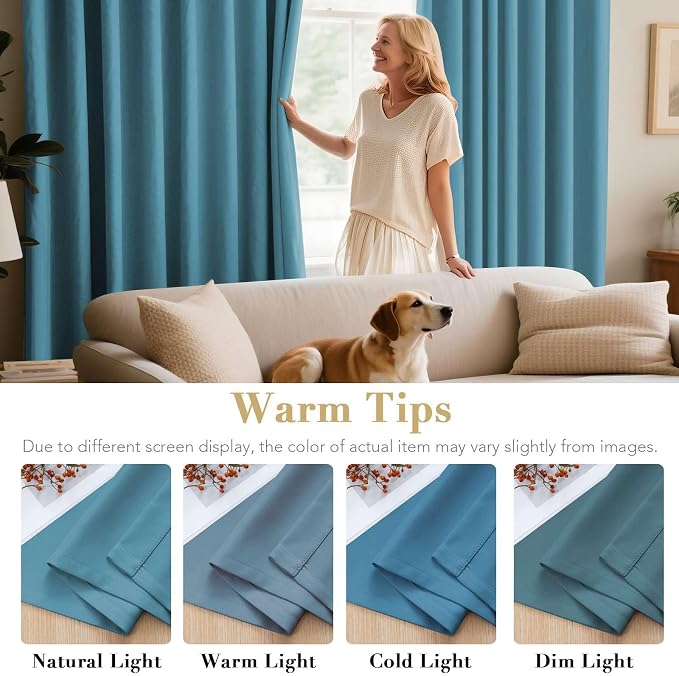H.VERSAILTEX Premium Blackout Thermal Insulated Room Darkening Curtains - Image 5
