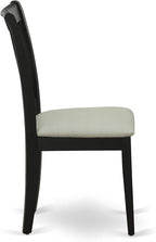 East West Furniture CLC-BLK-C Clarksville Dining Room Chairs - Image 6