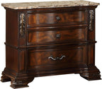 First of a Kind Santa Monica Traditional 4 Piece King Bedroom Set - Image 3