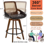 Mid Century Modern Counter Stools - Image 2