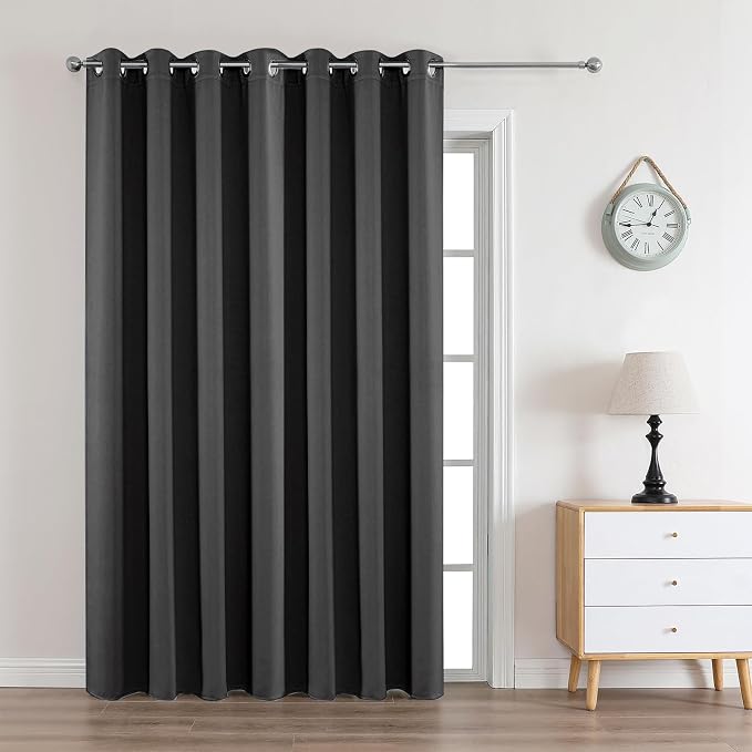 Joydeco Blackout Curtains 90 Inches Long 1 Panel, Thermal Insulated Long by JOYDECO