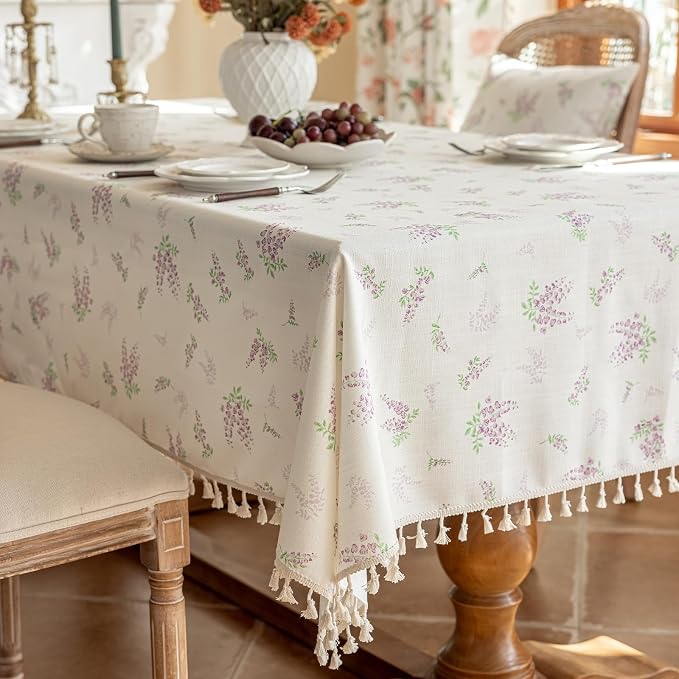 VClife Tablecloth Linen Texture Tablecloth - Image 8
