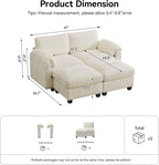 61'' Modular Loveseat Sofa - Image 2