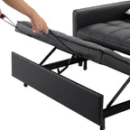 3 in 1 Convertible Sofa Bed, Loveseat Sleeper Sofa - Image 4