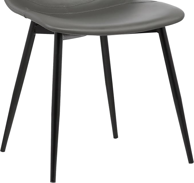 Armen Living Monte Mid Century Modern Dining Accent Chair - Image 10