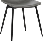 Armen Living Monte Mid Century Modern Dining Accent Chair - Image 10